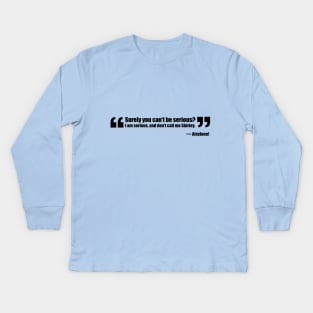 Airplane Movie Quote T-Shirt Kids Long Sleeve T-Shirt